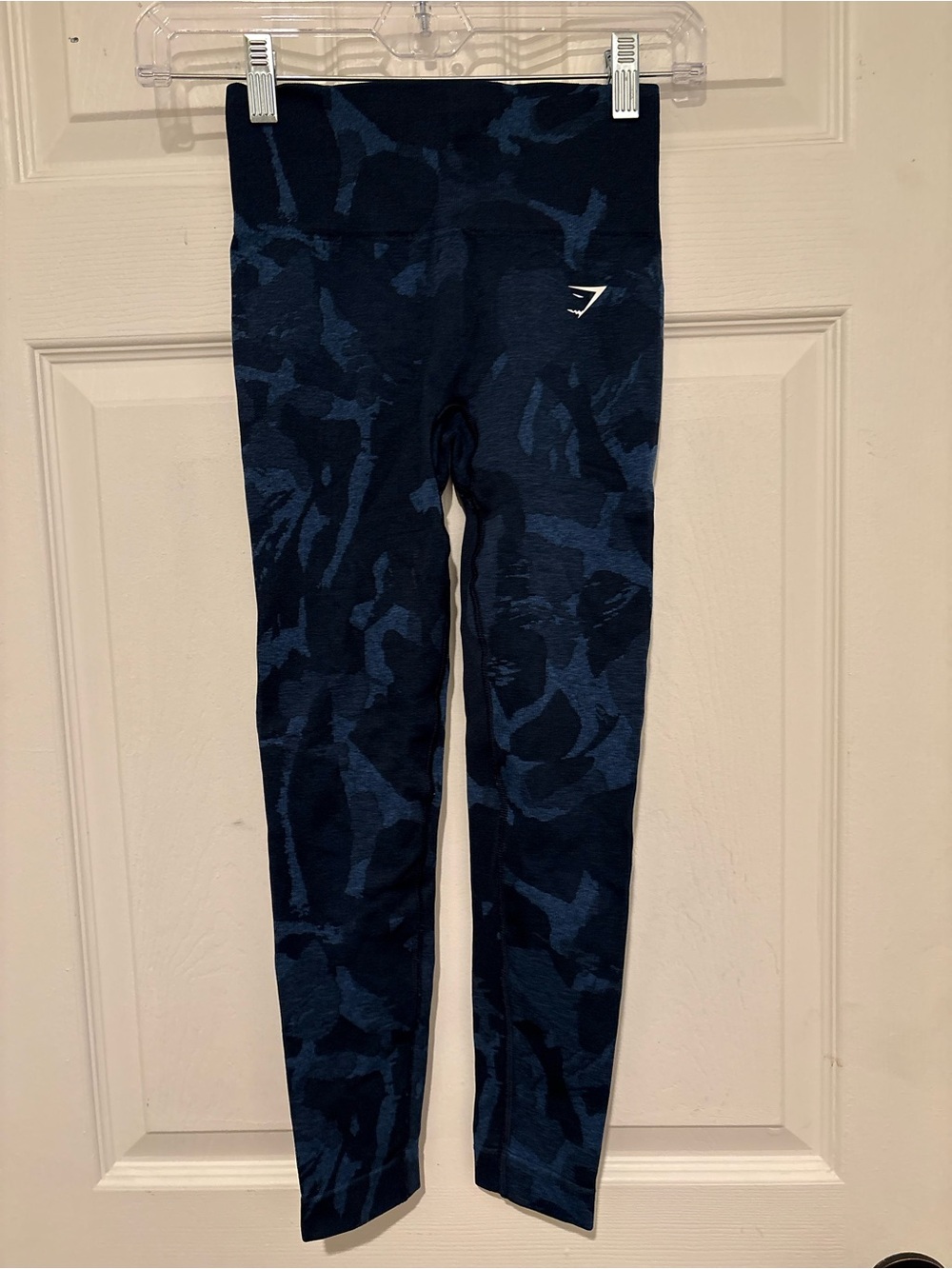 Gymshark navy camo seamless leggings XS